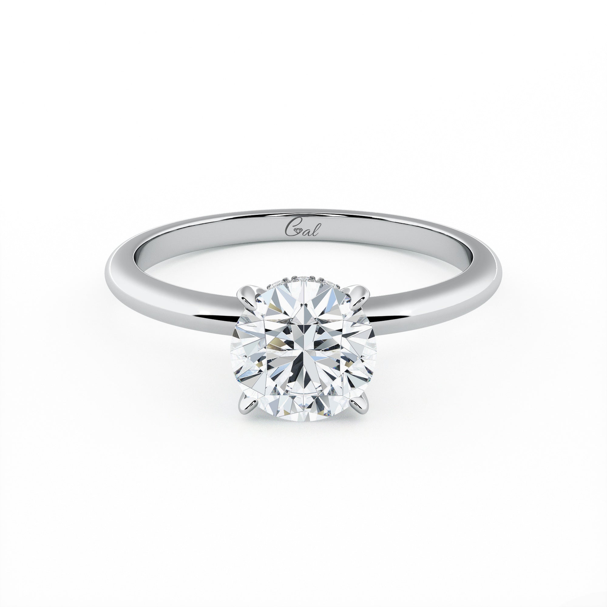 1.00 Carat Round Brilliant Solitaire Engagement Ring