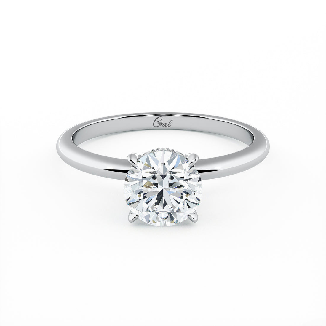 1.00 Carat Round Brilliant Solitaire Engagement Ring