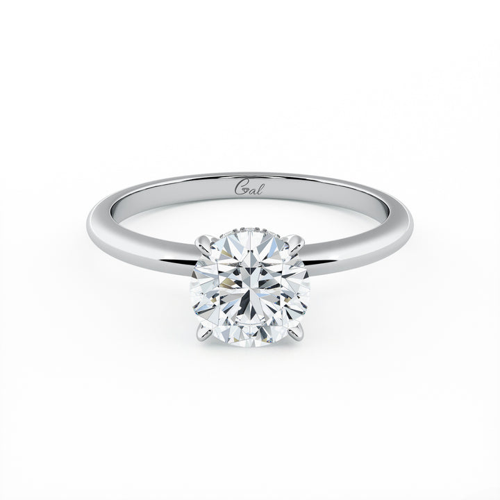 1.00 Carat Round Brilliant Solitaire Engagement Ring