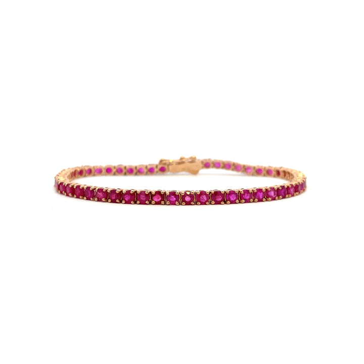 Ruby Tennis Bracelet