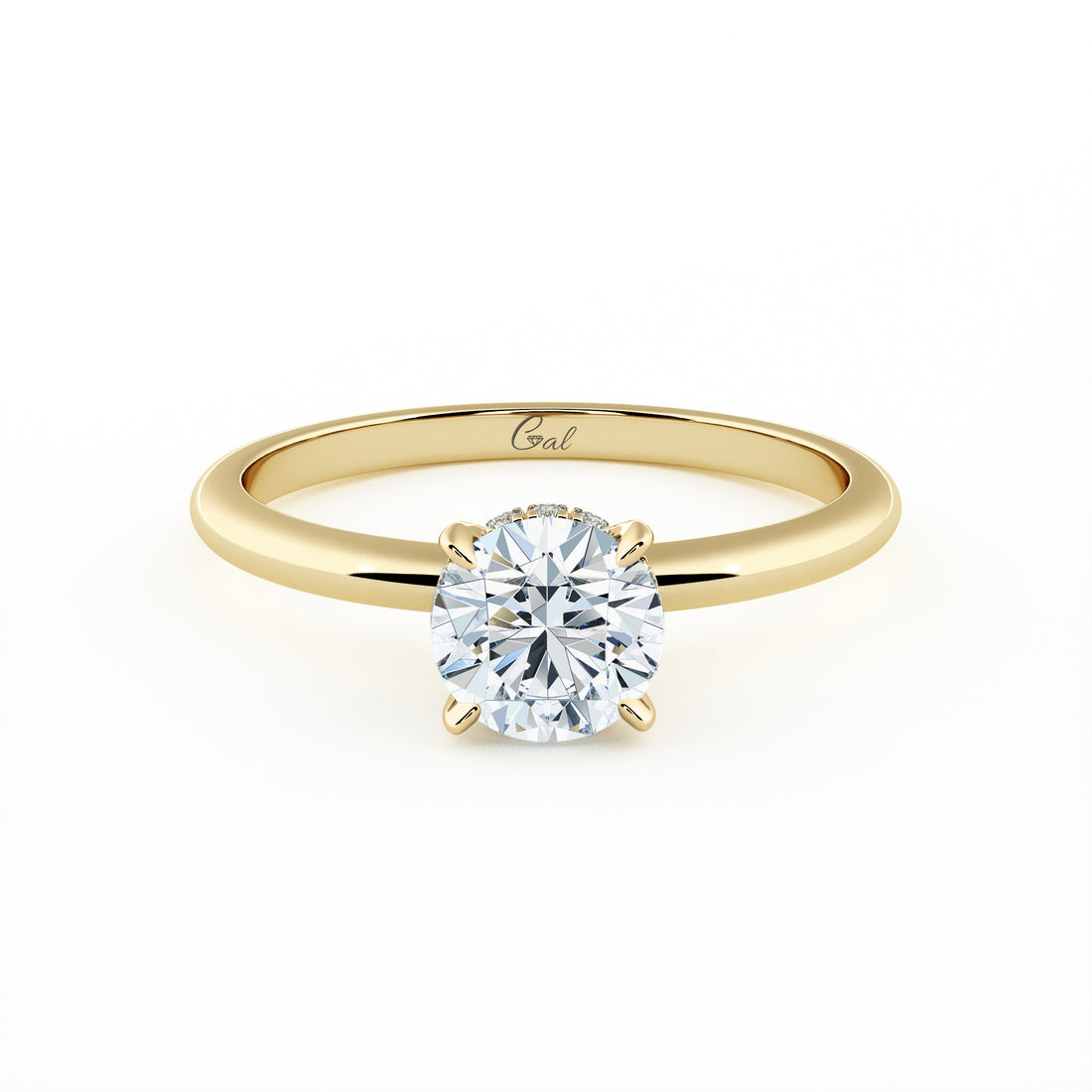 0.70 Carat Round Brilliant Solitaire Engagement Ring