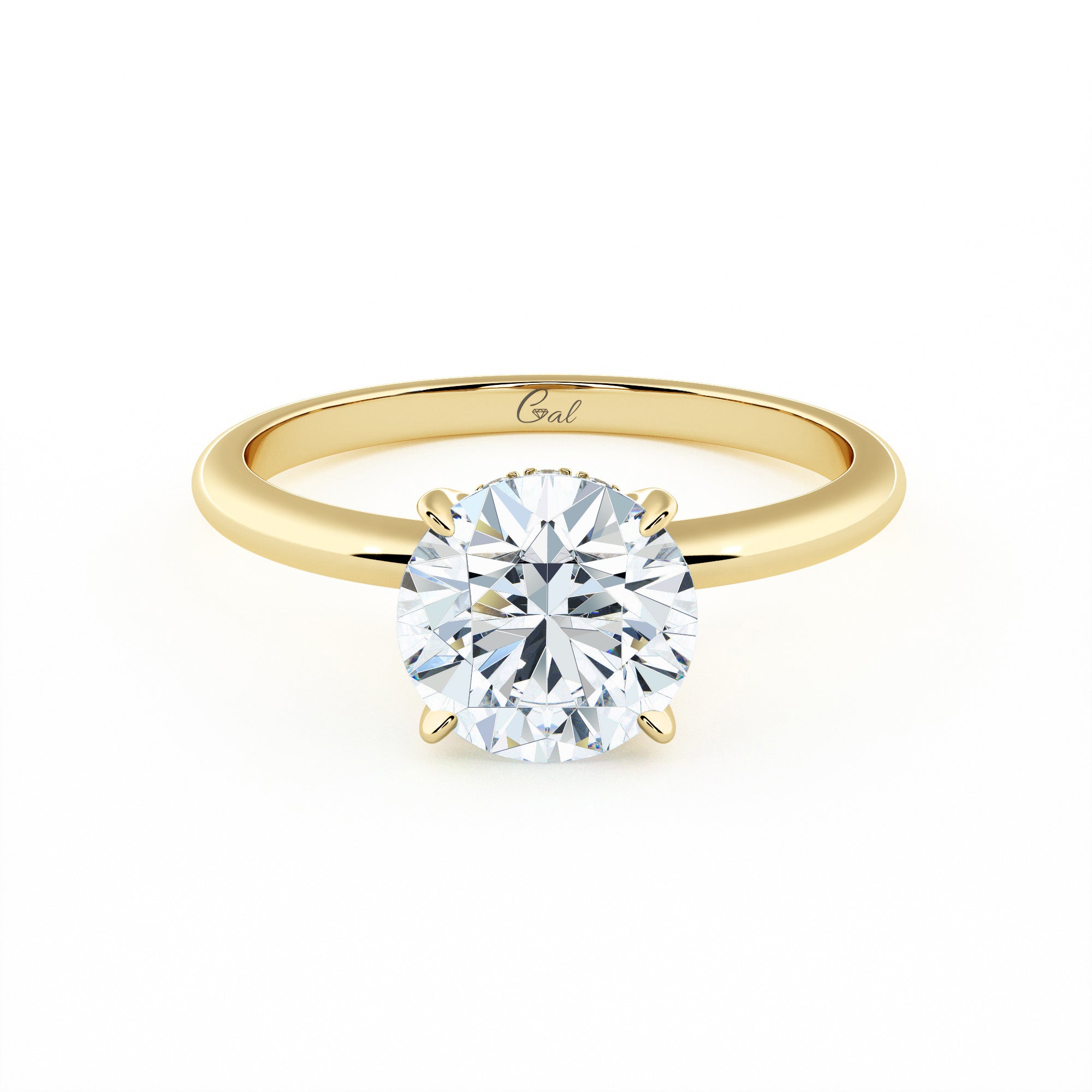 1.50 Carat Round Brilliant Solitaire Engagement Ring