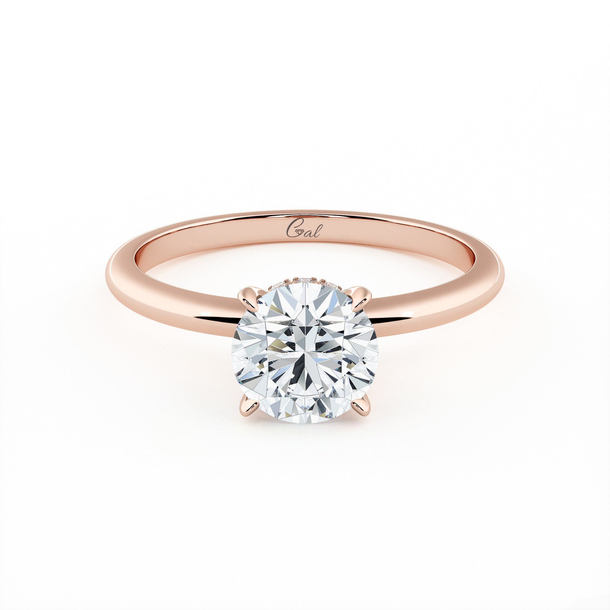 1.00 Carat Round Brilliant Solitaire Engagement Ring