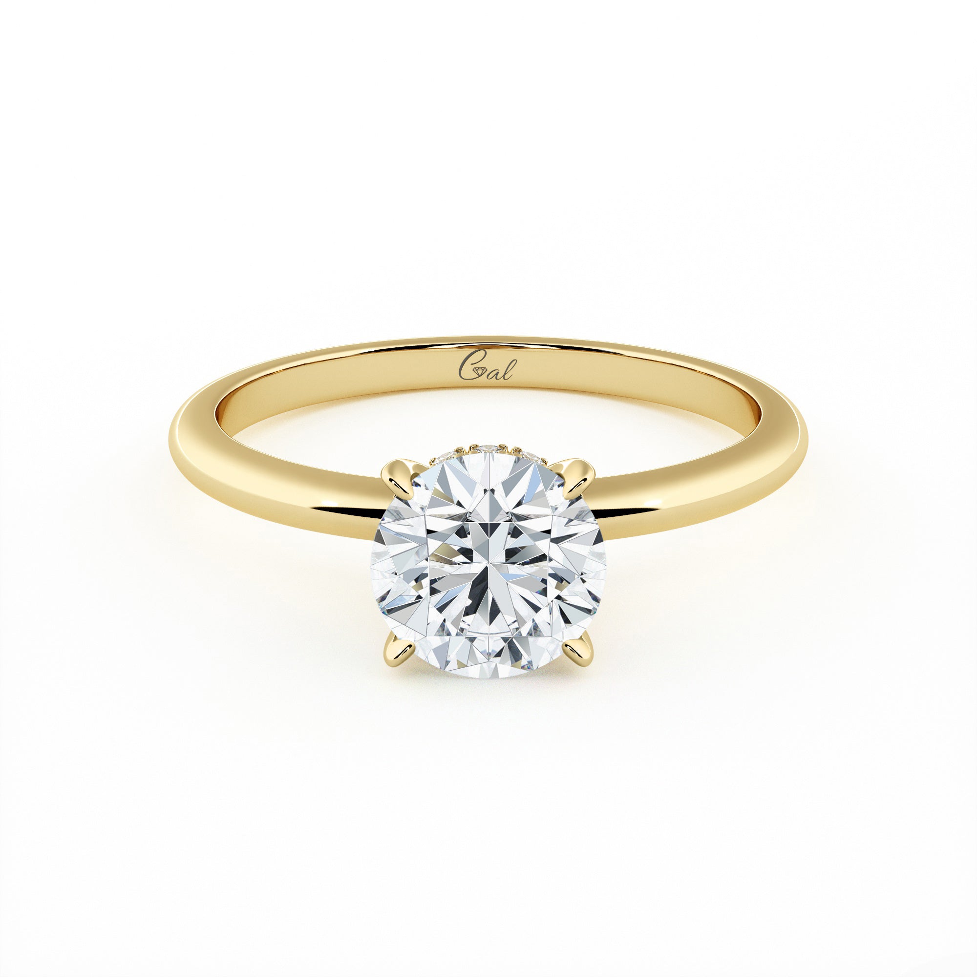1.00 Carat Round Brilliant Solitaire Engagement Ring