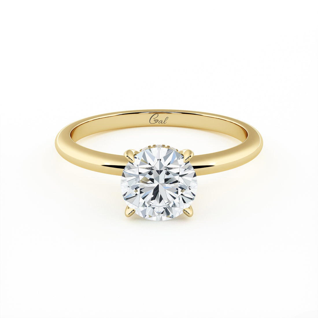 1.00 Carat Round Brilliant Solitaire Engagement Ring