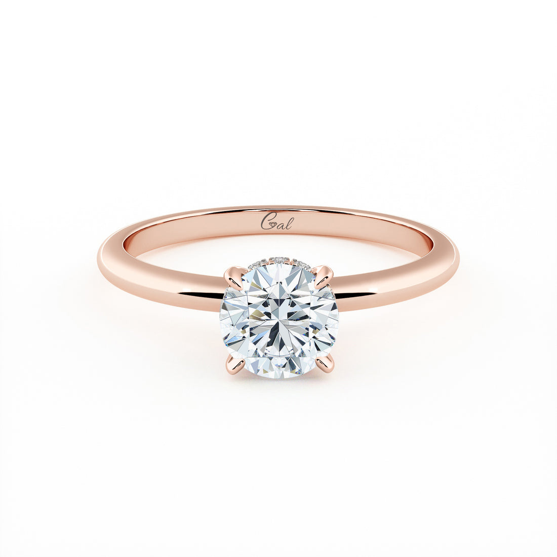 0.70 Carat Round Brilliant Solitaire Engagement Ring