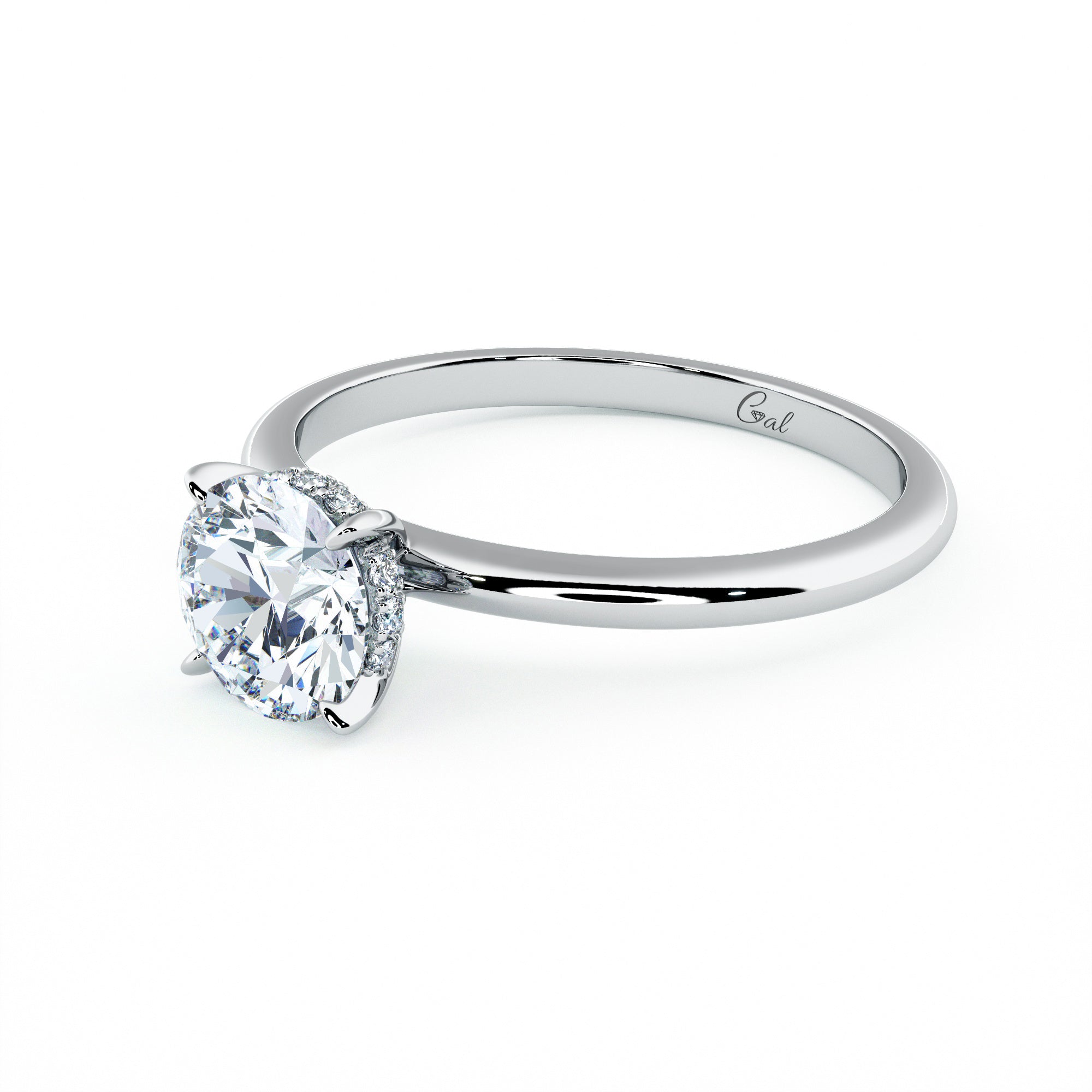 1.00 Carat Round Brilliant Solitaire Engagement Ring