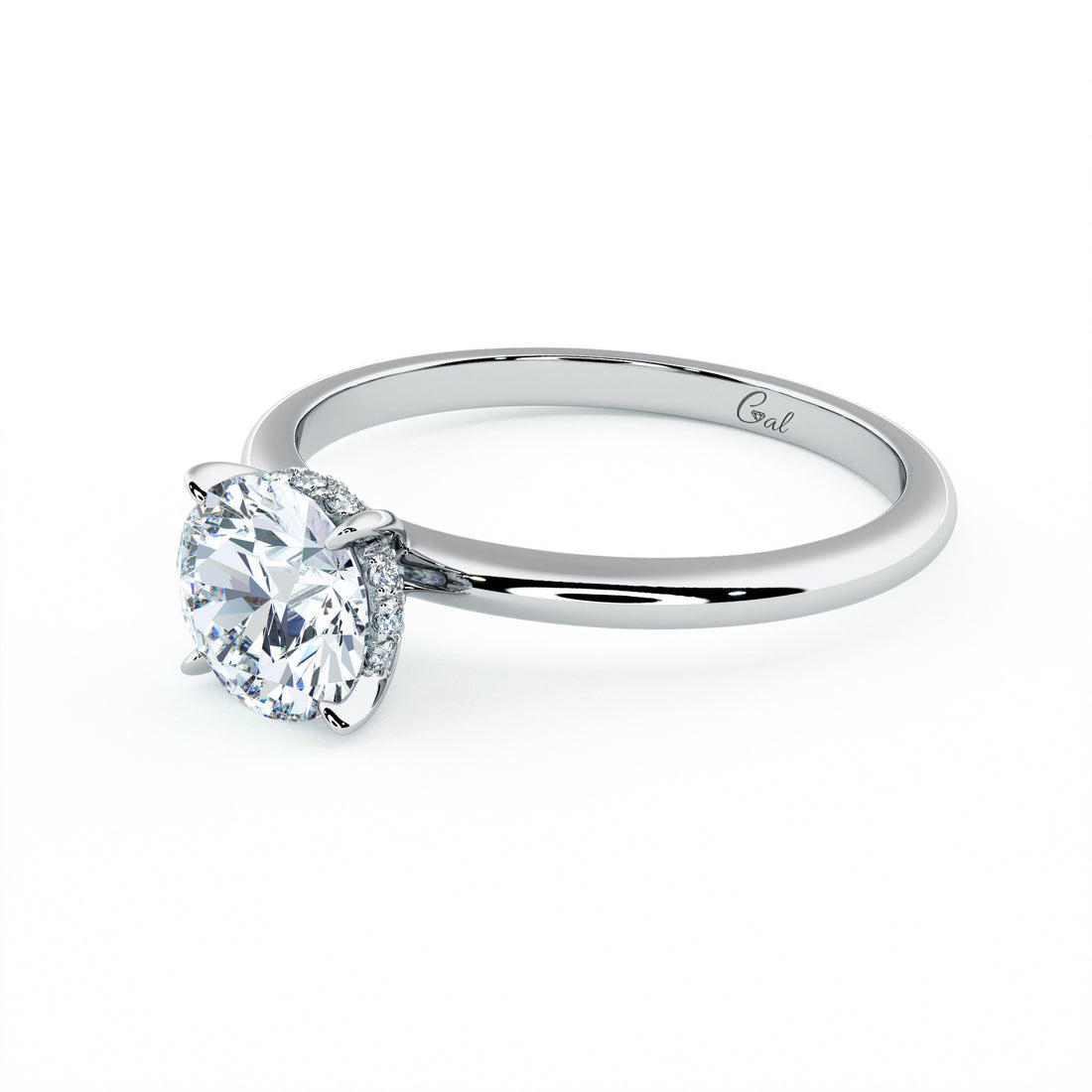 1.00 Carat Round Brilliant Solitaire Engagement Ring