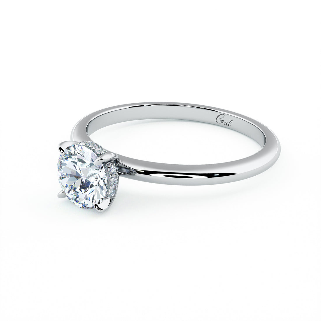 0.70 Carat Round Brilliant Solitaire Engagement Ring