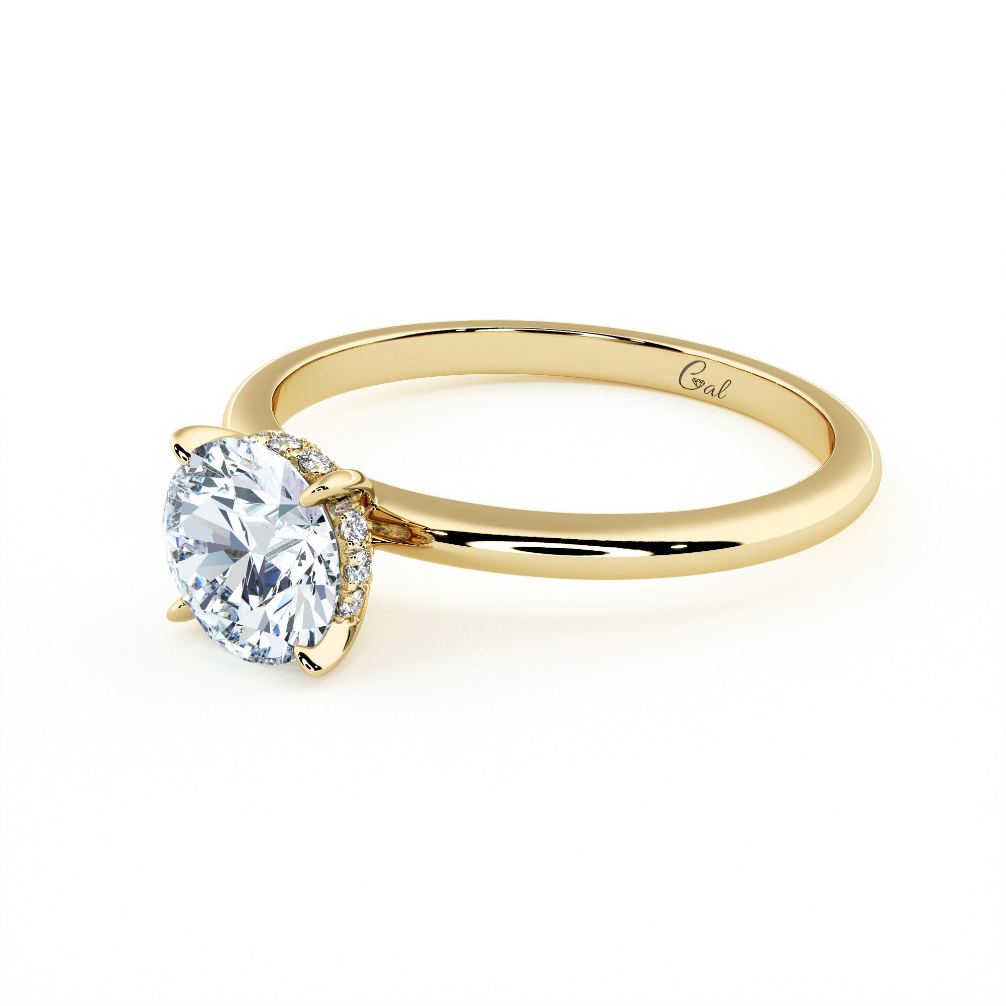 1.00 Carat Round Brilliant Solitaire Engagement Ring