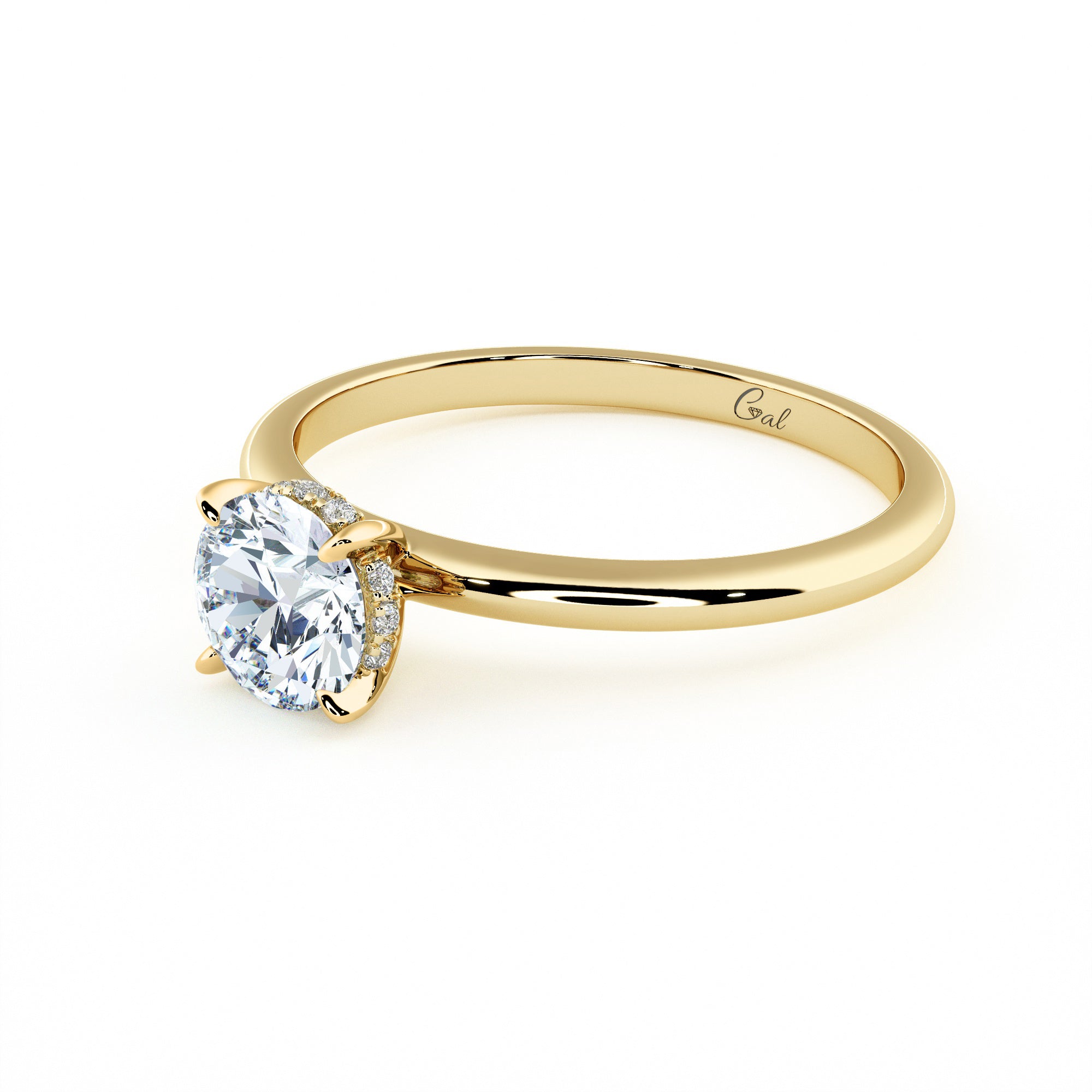 0.70 Carat Round Brilliant Solitaire Engagement Ring