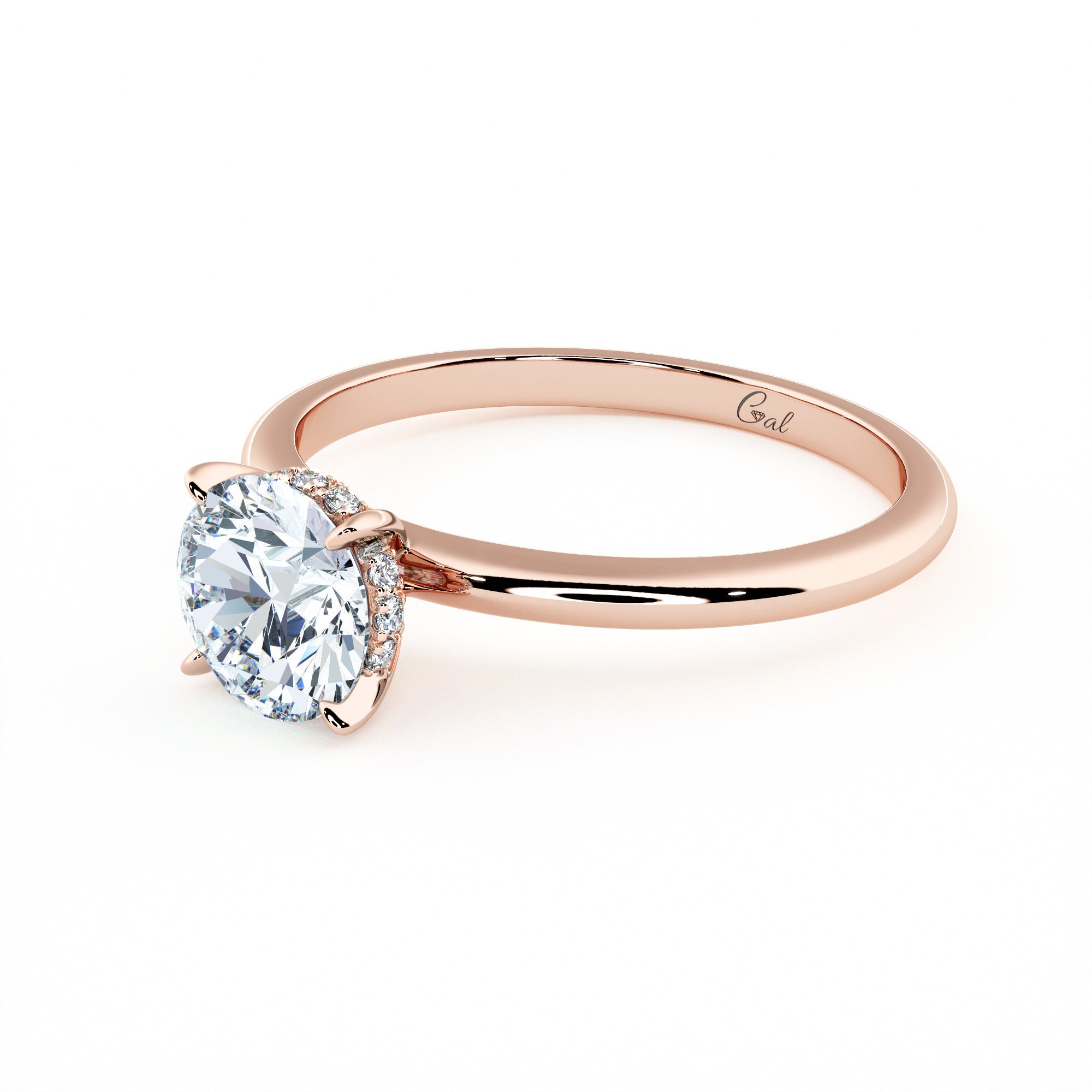 1.00 Carat Round Brilliant Solitaire Engagement Ring