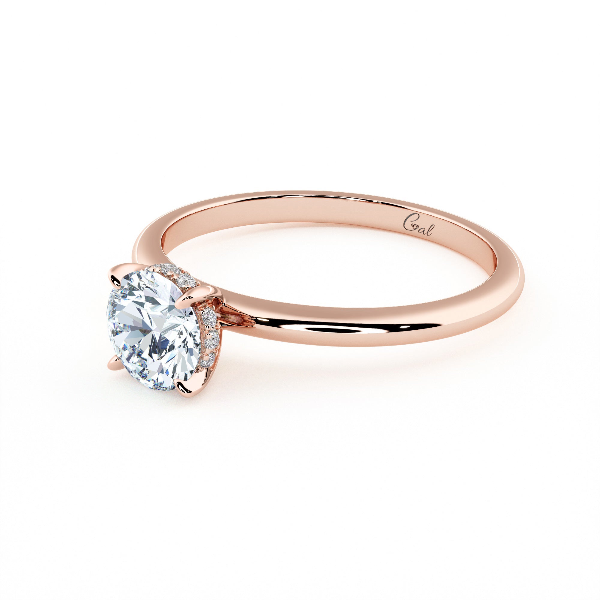 0.70 Carat Round Brilliant Solitaire Engagement Ring