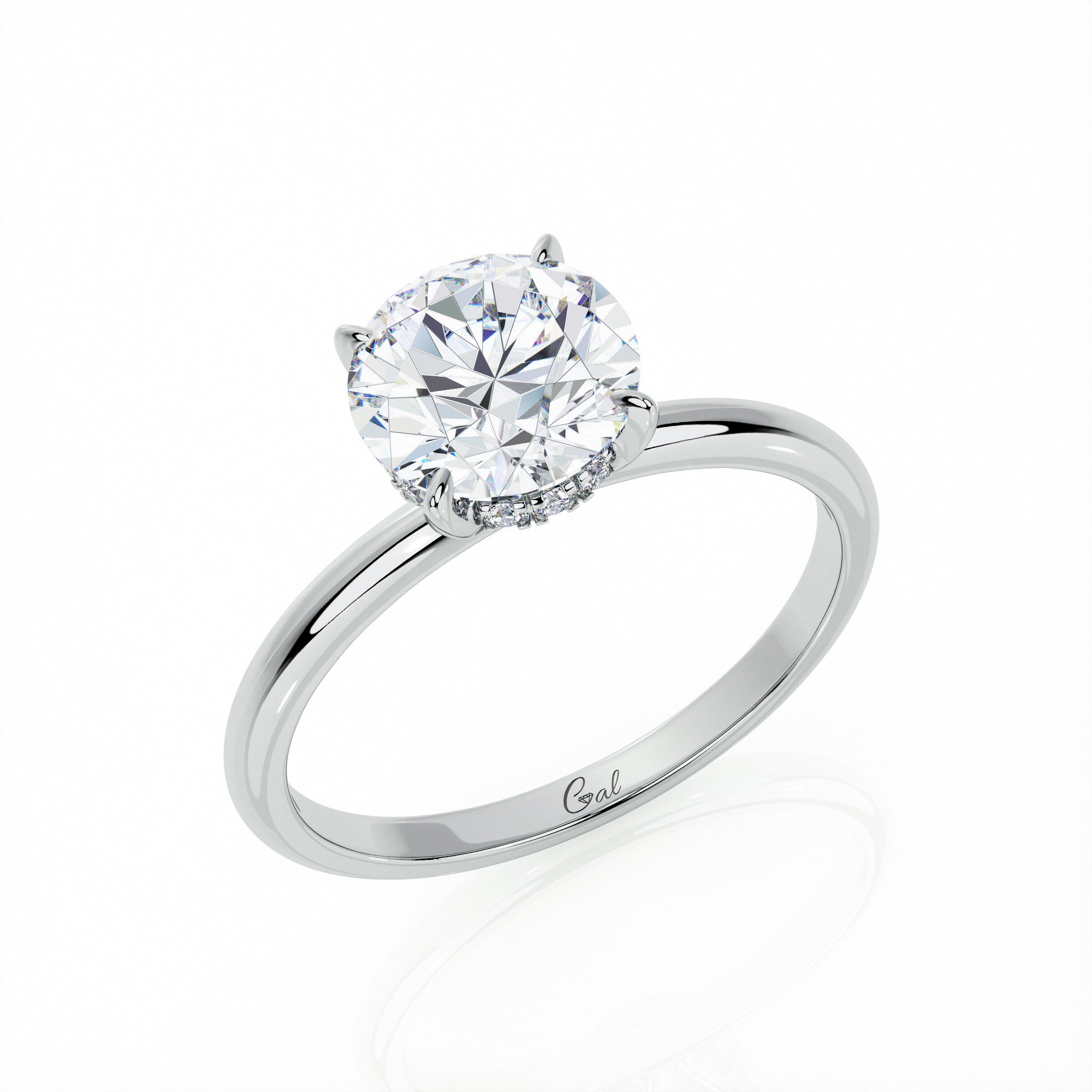 1.50 Carat Round Brilliant Solitaire Engagement Ring