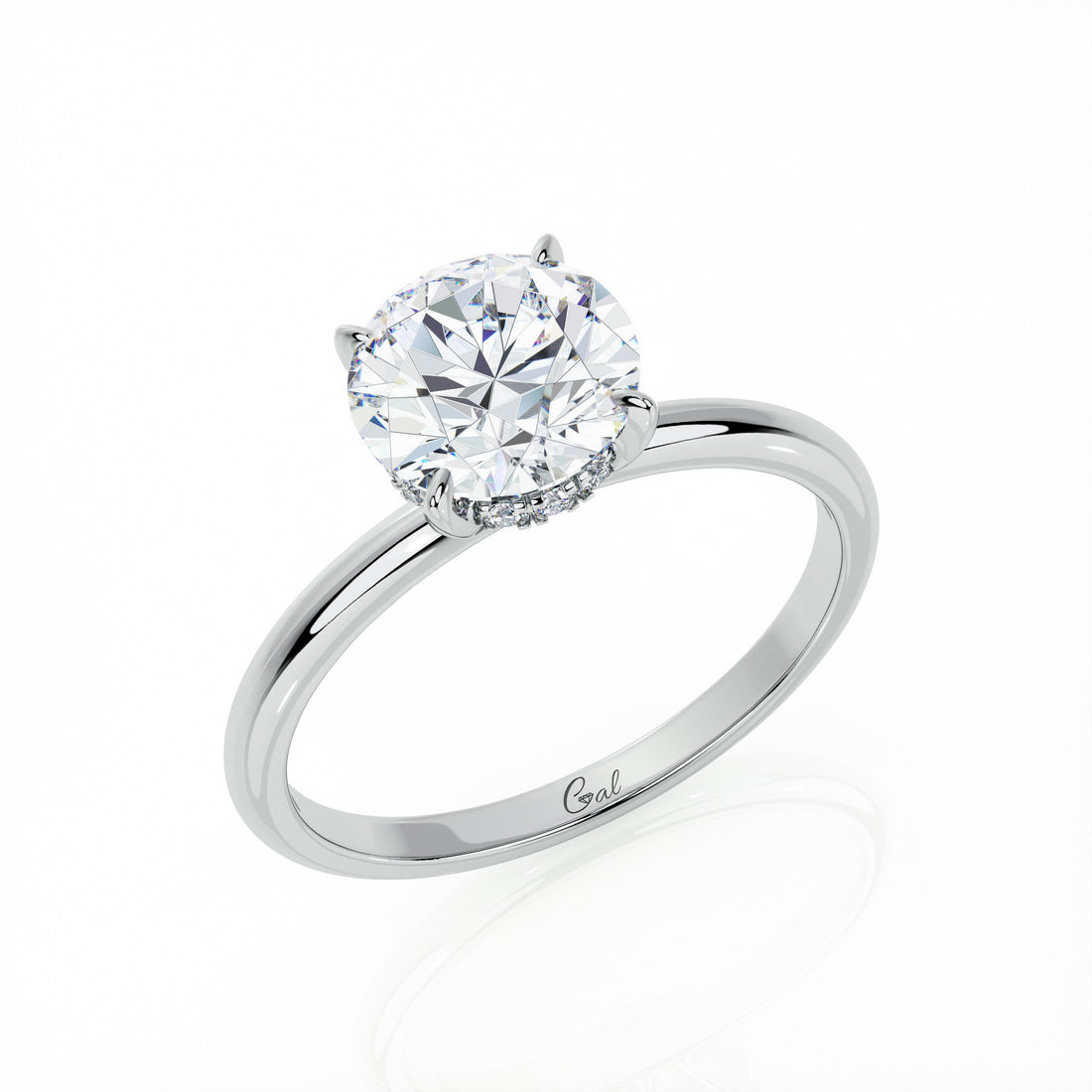 1.50 Carat Round Brilliant Solitaire Engagement Ring