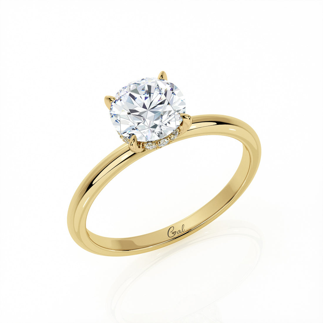 1.00 Carat Round Brilliant Solitaire Engagement Ring