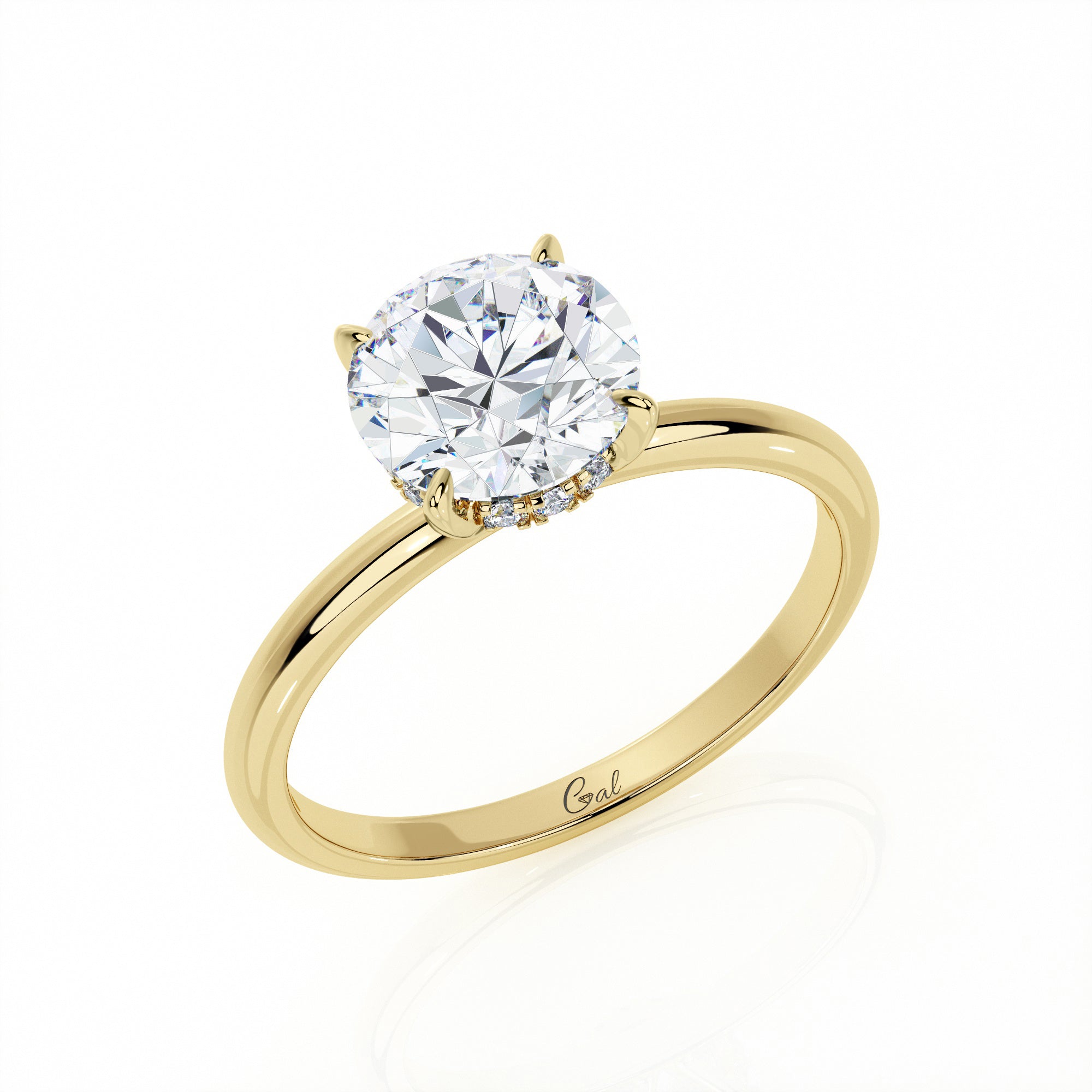 1.50 Carat Round Brilliant Solitaire Engagement Ring