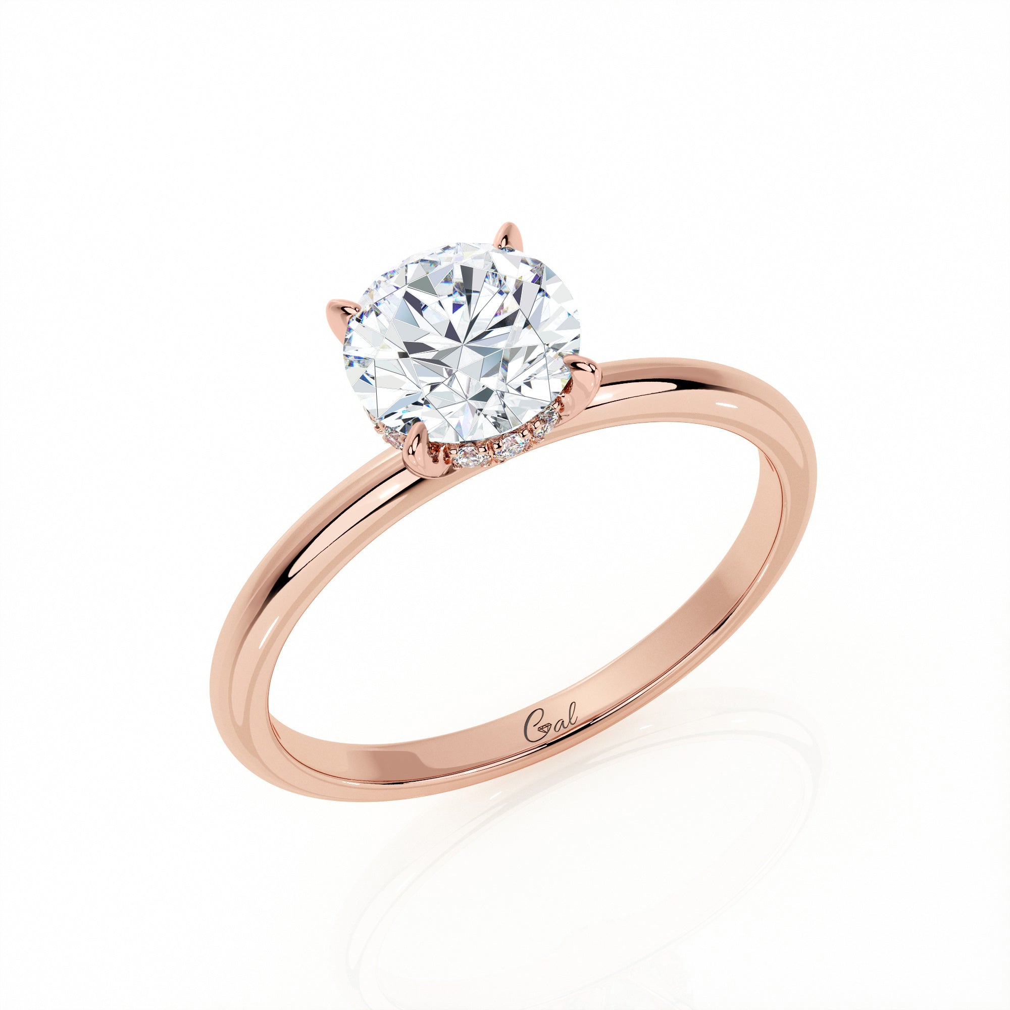 1.00 Carat Round Brilliant Solitaire Engagement Ring