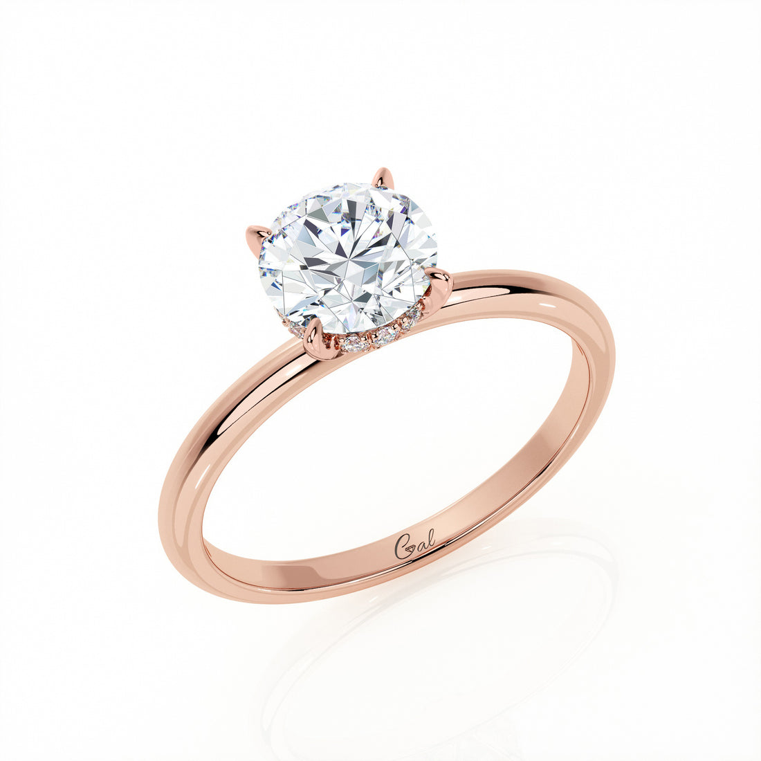 1.00 Carat Round Brilliant Solitaire Engagement Ring