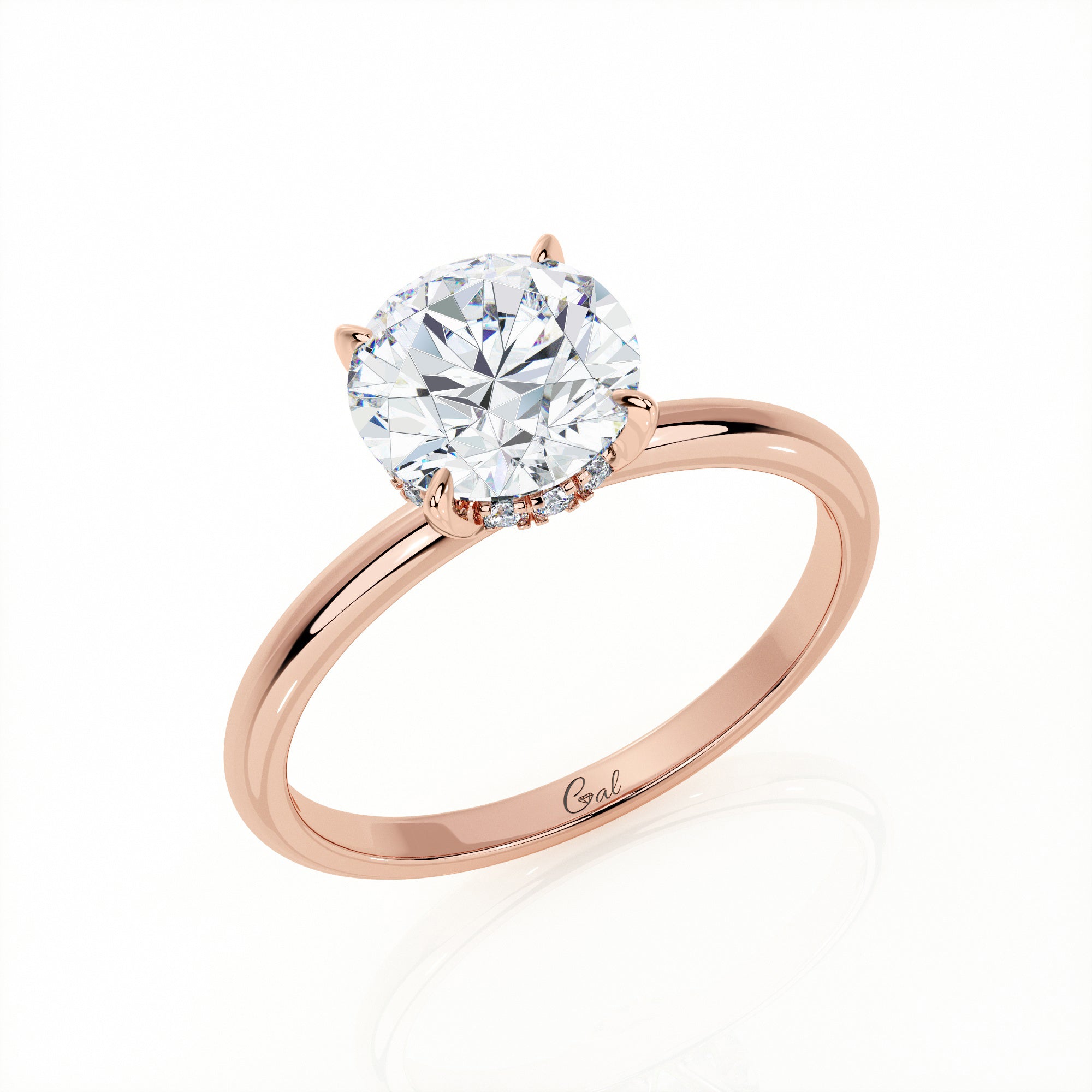 1.50 Carat Round Brilliant Solitaire Engagement Ring