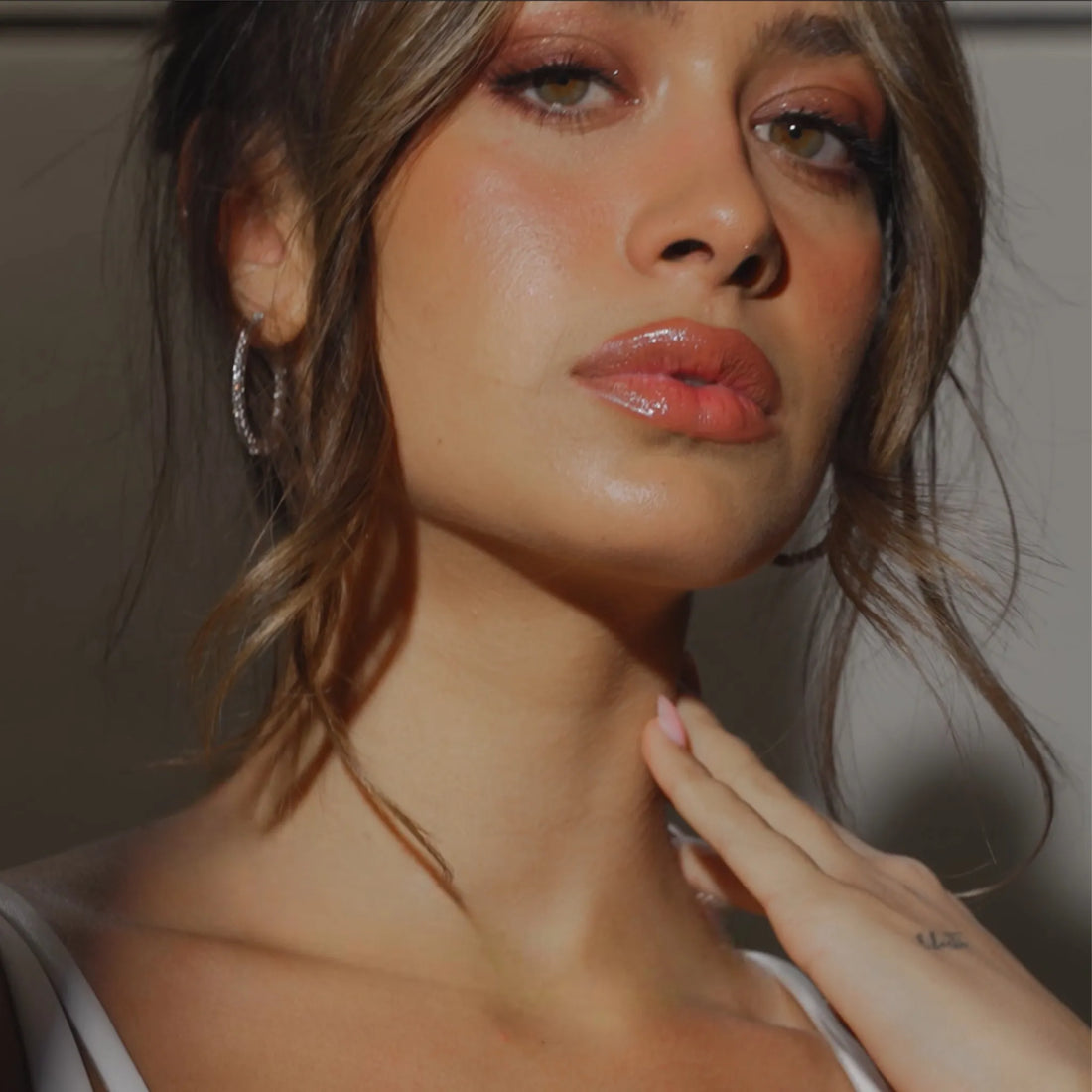 Inside Out Diamond Hoop Earrings