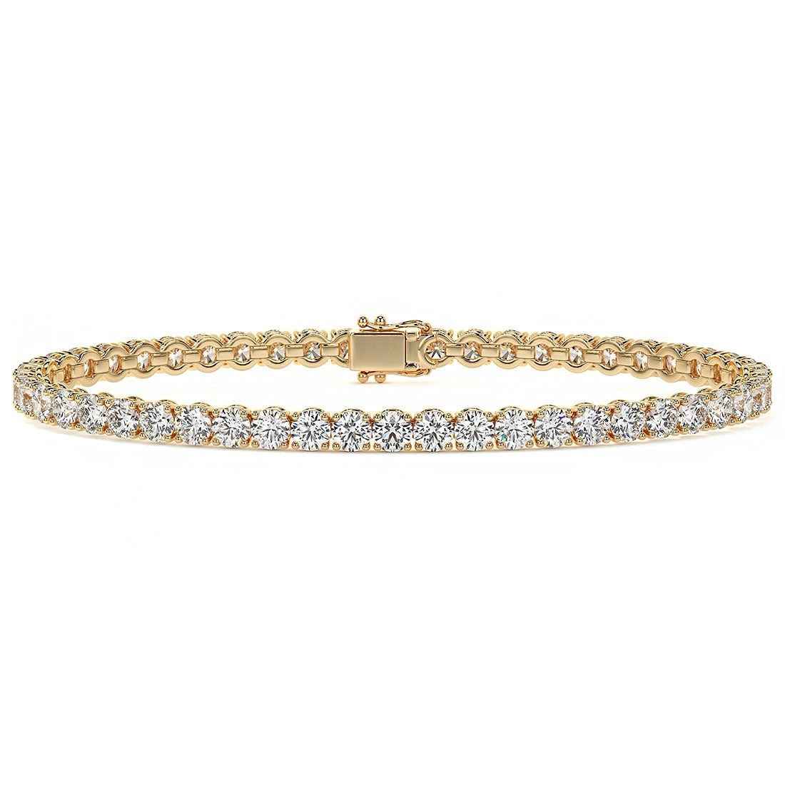 6.00CTW Round Brilliant Diamonds Tennis Bracelet