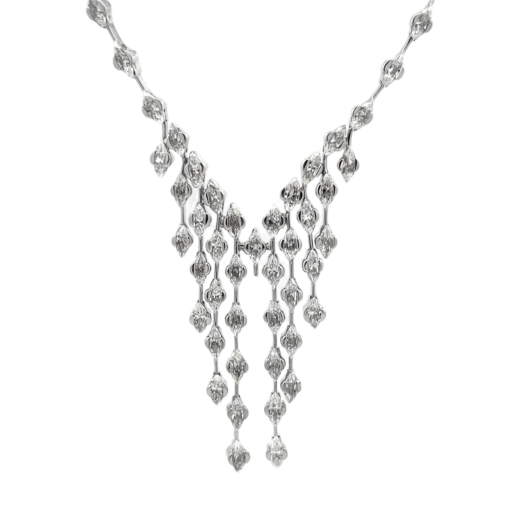 Marquise Waterfall Necklace
