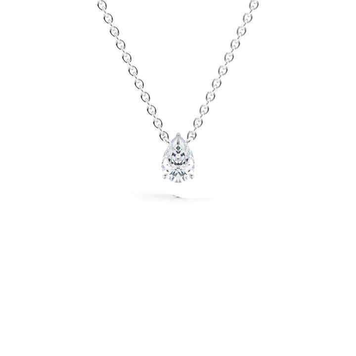 0.50 Carat Pear Shape Diamond Solitaire Pendant