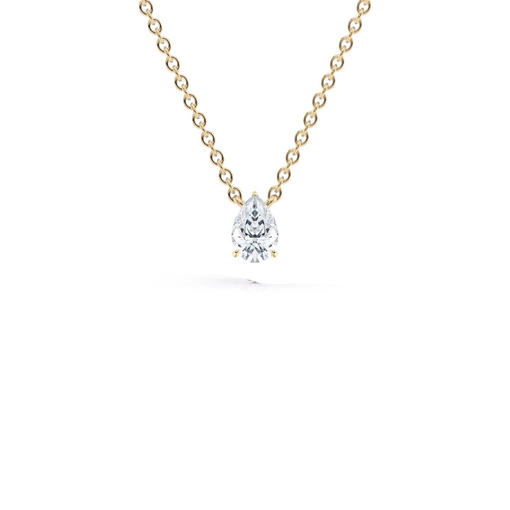 0.50 Carat Pear Shape Diamond Solitaire Pendant
