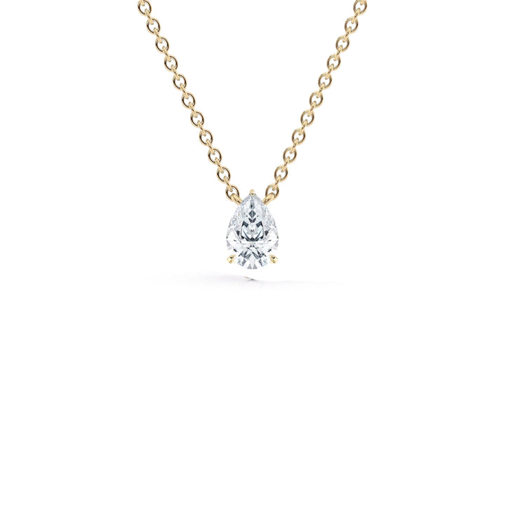 0.70 Carat Pear Shape Diamond Solitaire Pendant
