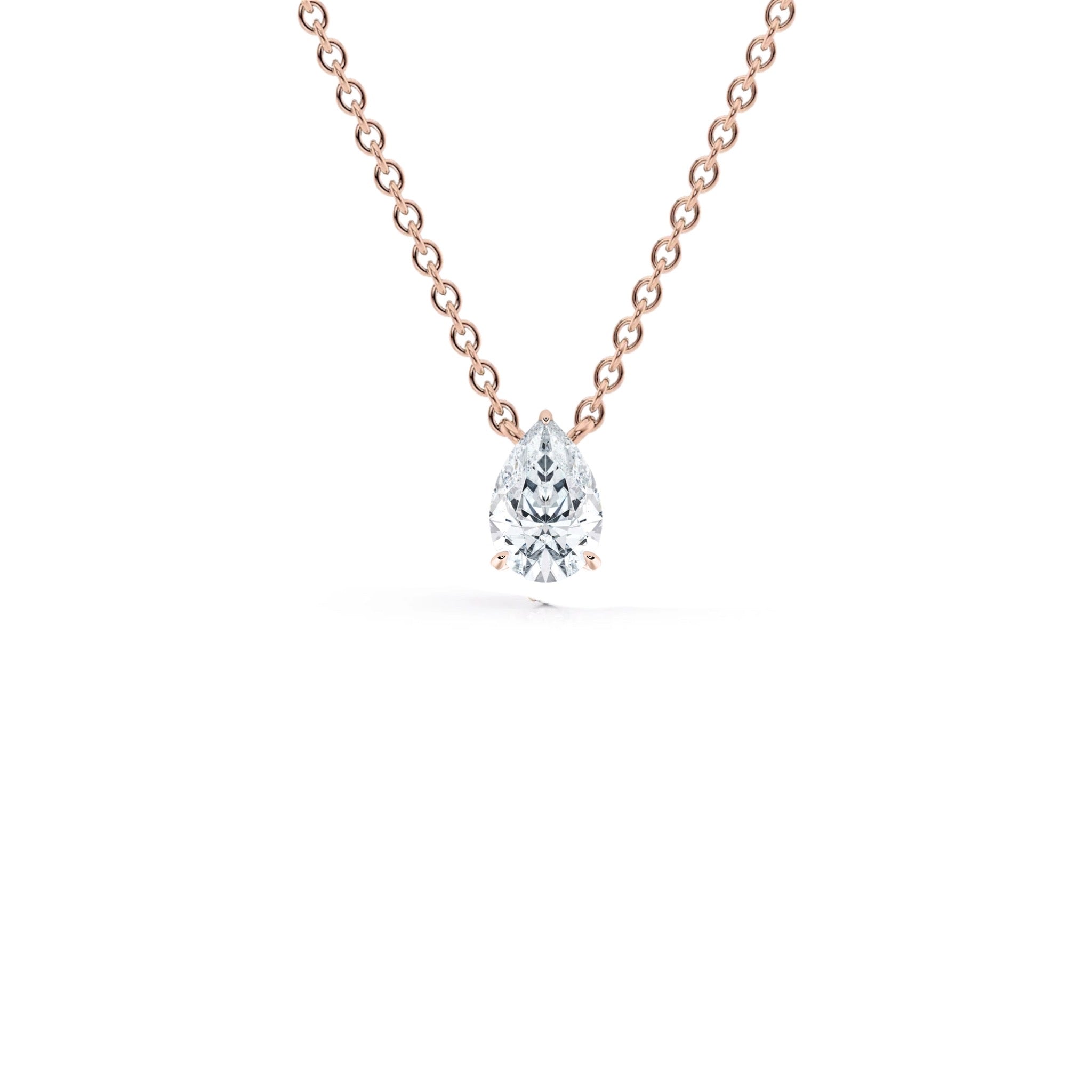 0.70 Carat Pear Shape Diamond Solitaire Pendant