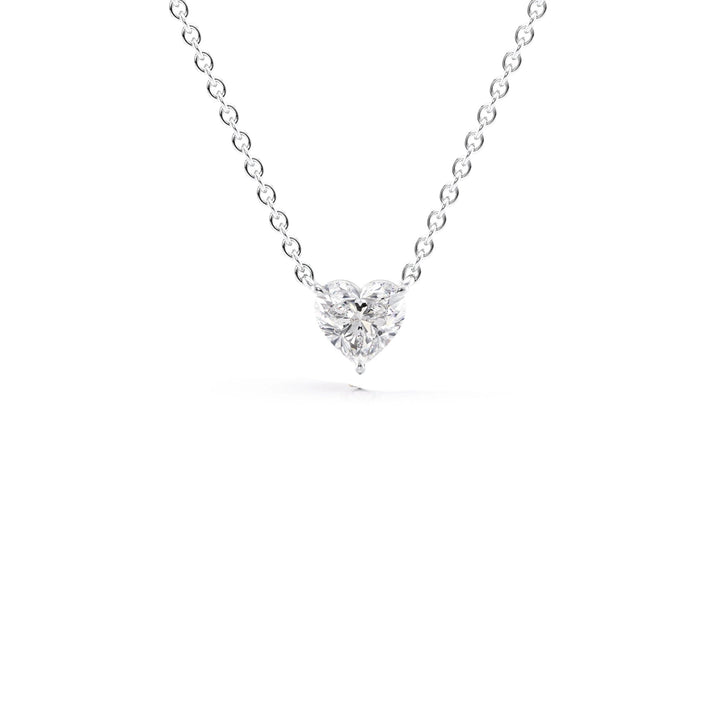 1.00 Carat Heart Shape Diamond Solitaire Pendant