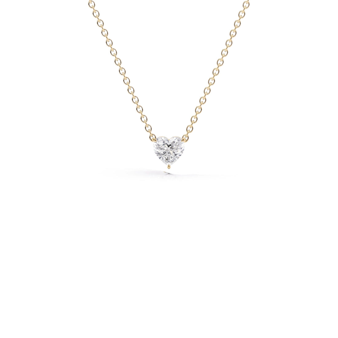 0.70 Carat Heart Shape Diamond Solitaire Pendant