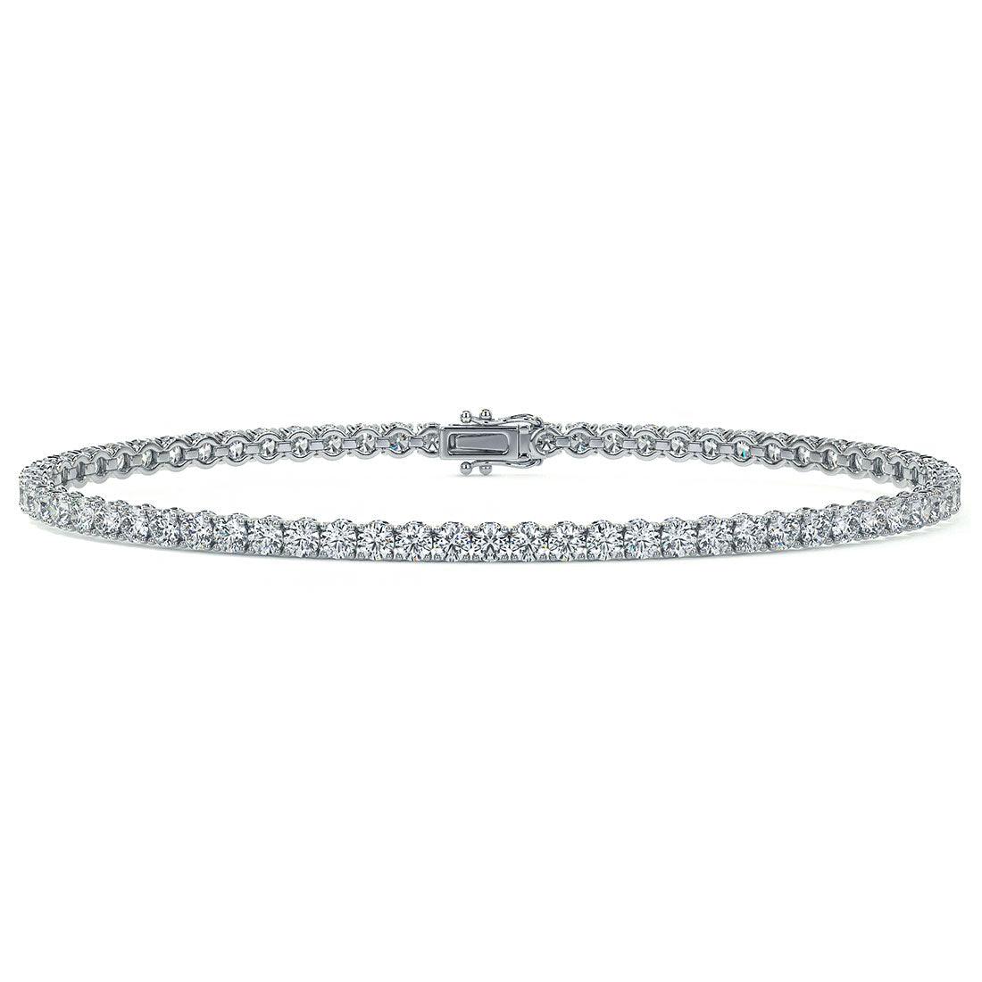 3.00CTW Round Brilliant Diamonds Tennis Bracelet