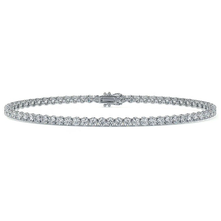 3.00CTW Round Brilliant Diamonds Tennis Bracelet