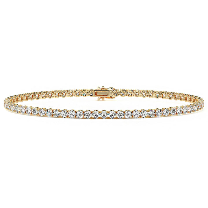 3.00CTW Round Brilliant Diamonds Tennis Bracelet