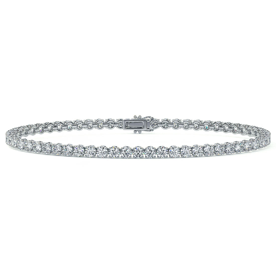 4.00CTW Round Brilliant Diamonds Tennis Bracelet