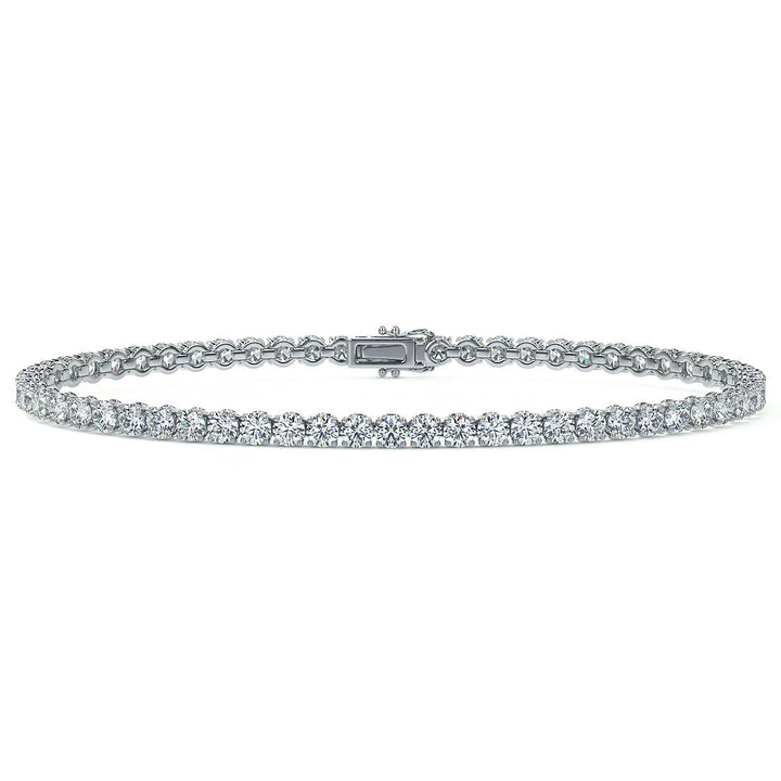 4.00CTW Round Brilliant Diamonds Tennis Bracelet