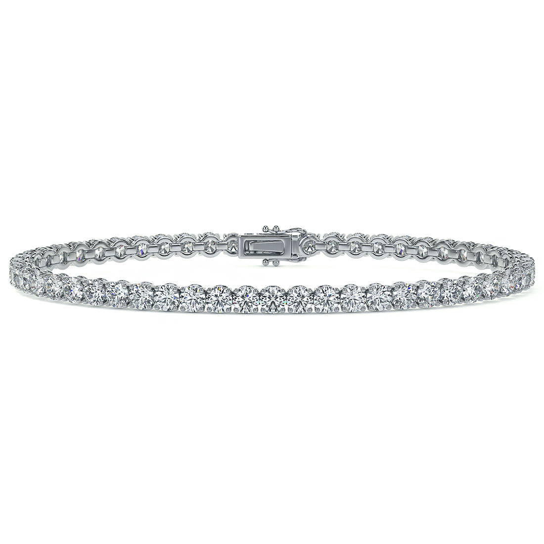 5.00CTW Round Brilliant Diamonds Tennis Bracelet