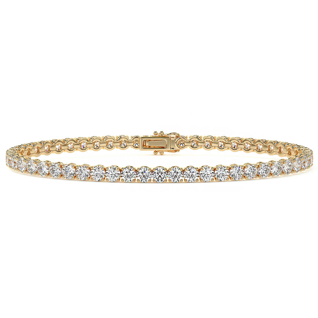 5.00CTW Round Brilliant Diamonds Tennis Bracelet