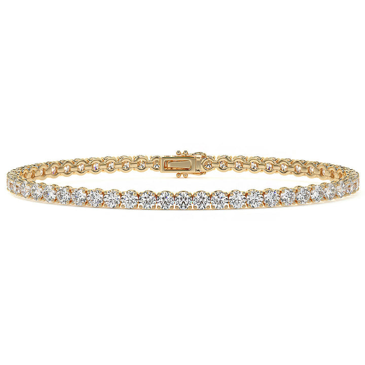 5.00CTW Round Brilliant Diamonds Tennis Bracelet