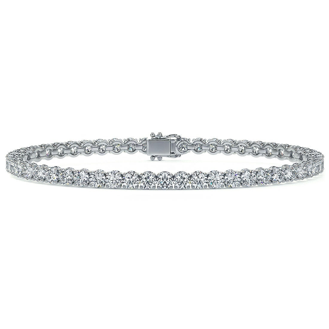 6.00CTW Round Brilliant Diamonds Tennis Bracelet