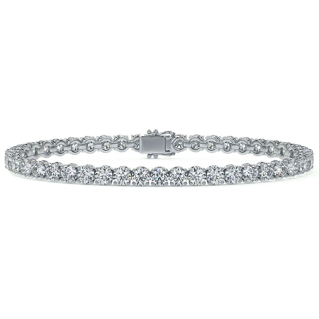 9.00CTW Round Brilliant Diamonds Tennis Bracelet