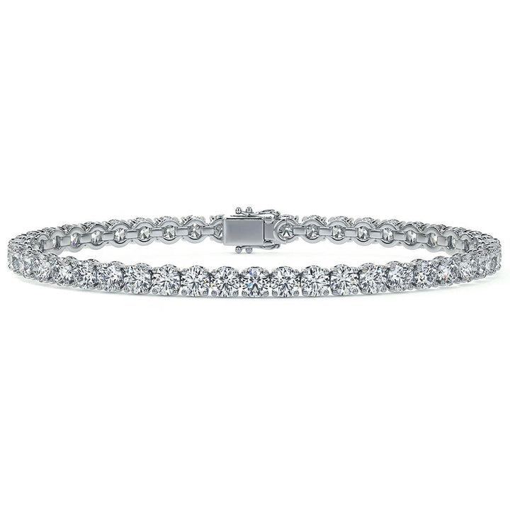 9.00CTW Round Brilliant Diamonds Tennis Bracelet