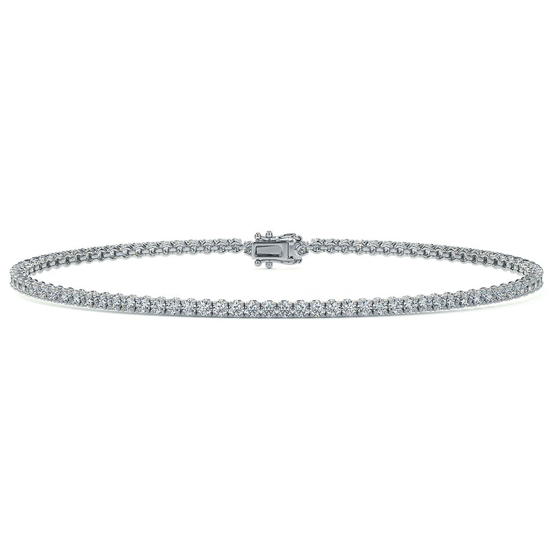 1.00CTW Round Brilliant Diamonds Tennis Bracelet