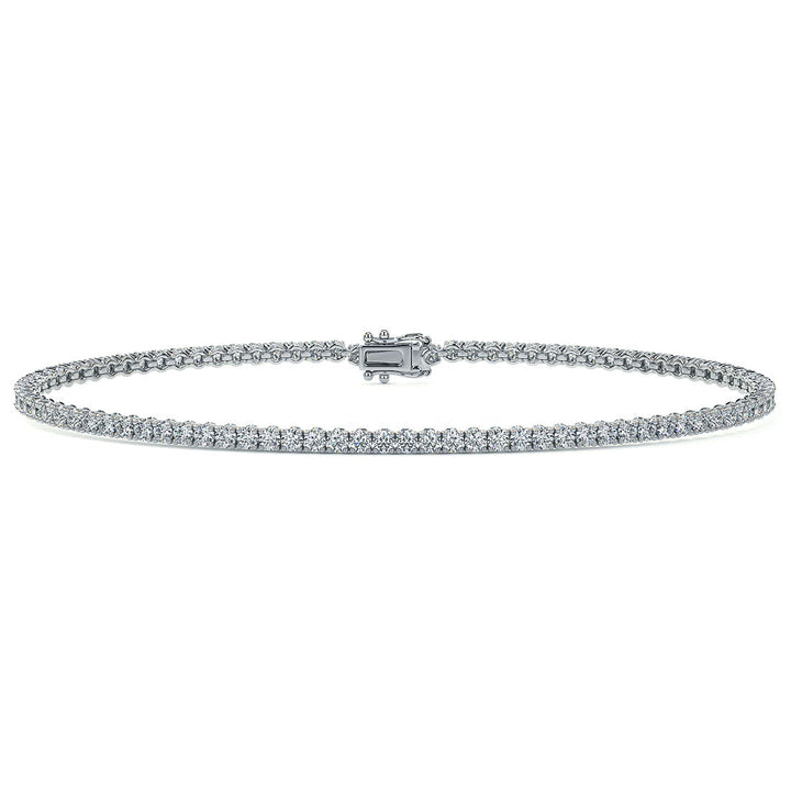 1.00CTW Round Brilliant Diamonds Tennis Bracelet