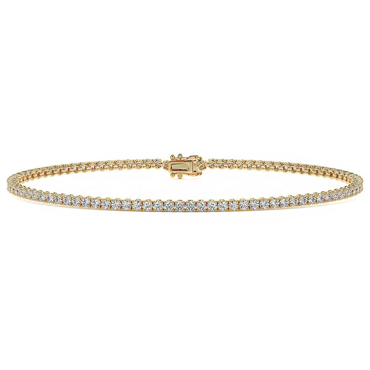 1.00CTW Round Brilliant Diamonds Tennis Bracelet