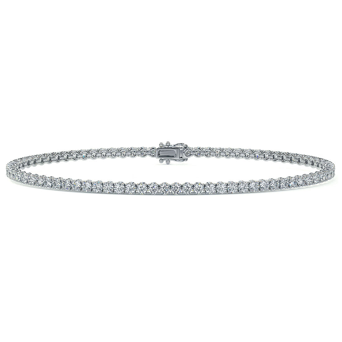 2.50CTW Round Brilliant Diamonds Tennis Bracelet