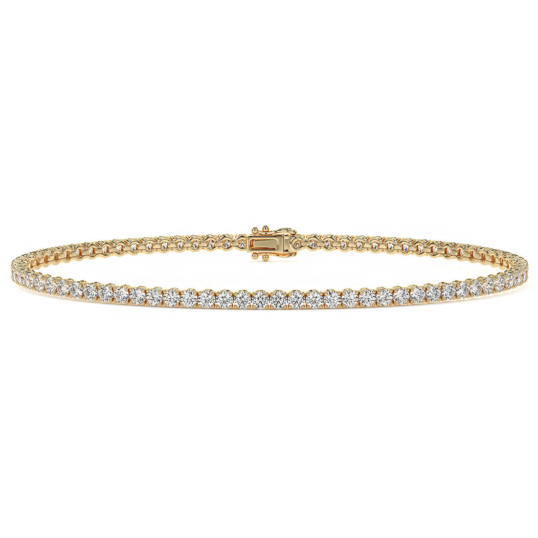2.50CTW Round Brilliant Diamonds Tennis Bracelet