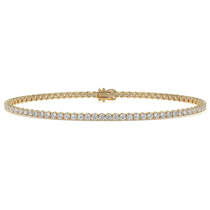 2.50CTW Round Brilliant Diamonds Tennis Bracelet